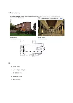 Santa Sabina Art History