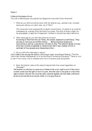 California Washington Mural