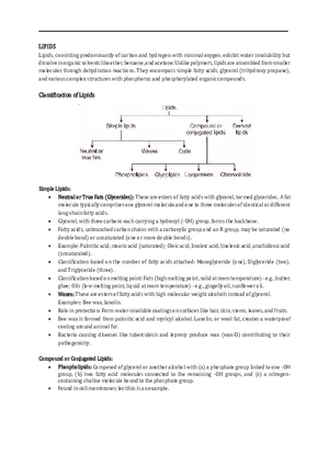 Lipids Notes