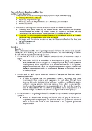 Audit Chapter 3 Review Questions and Exercises