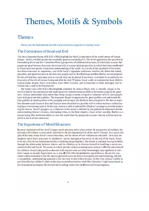 To Kill a Mockingbird Themes, Motifs & Symbols