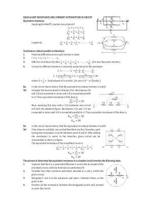 Equivalent Resistance