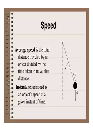 Physics Average Speed