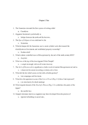 Art History Chapter 2 Test