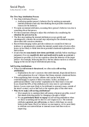 The Two Step Attribution Process