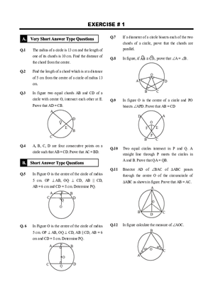 Circle Exercise 1