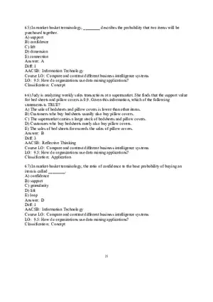 Chapter 9  Business Intelligence Systems Answers 3