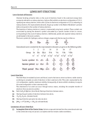 Lewis Dot Structure