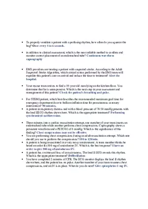To Properly Ventilate a Patient with a Perfusing Rhythm How Often Do You Squeeze the Bag