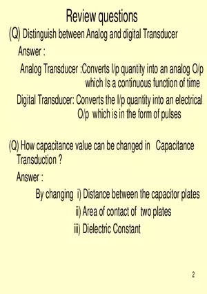 Transducers and Sensors