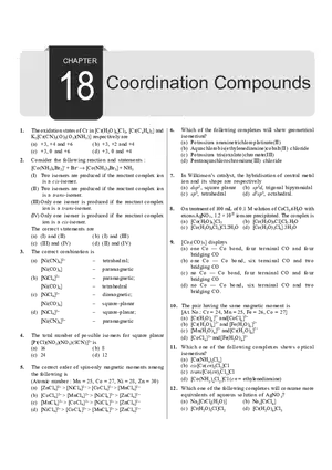 Chapter 18 Coordination Compounds