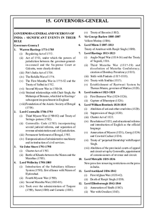 15. Governors-General