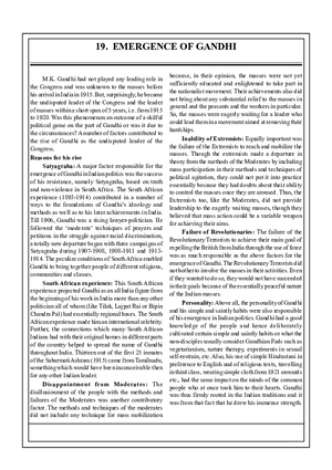 19. Emergence of Gandhi