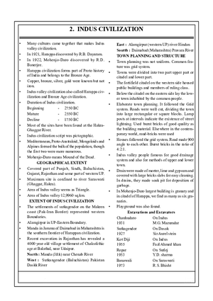 2. Indus Civilization
