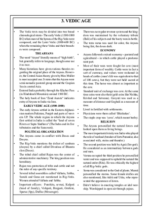 3. Vedic Age