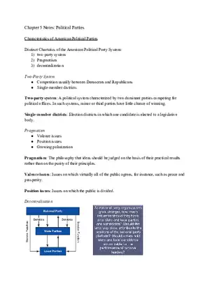 Chapter 5 Notes Political Parties