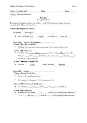 Chapter 5 Creating the Constitution