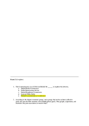 American Government Exam 2