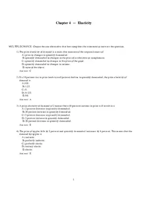 Chapter 4 Elasticity Answers