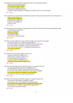 Chapter 3 Demand and Supply Answers Part 2