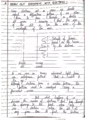 Double-slit Experiment With Electrons