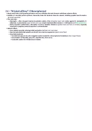 A Splash of Gray  Chloramphenicol