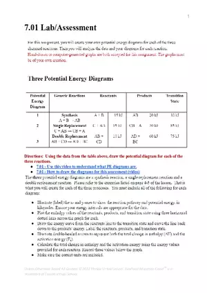 7.01 - Endothermic and Exothermic