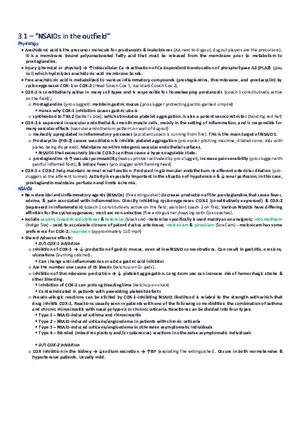 NSAIDs in the Outfield