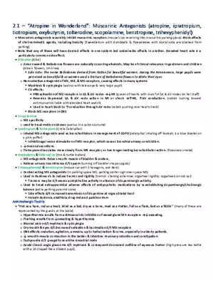 Atropine  in  Wonderland  Muscarinic  Antagonists