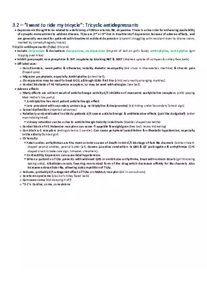 I Want to Ride My Tricycle  Tricyclic Antidepressants