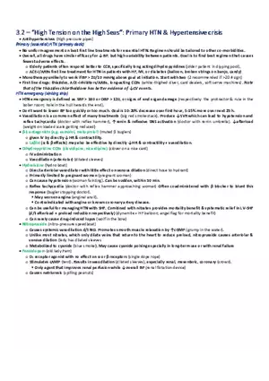 High Tension on the High Seas  Primary HTN & Hypertensive Crisis