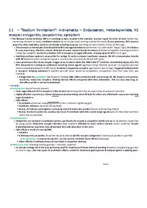 Stadium Vomitorium  Anti-Emetics