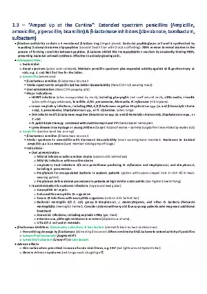 Amped up at the Cantina  Extended Spectrum Penicillins