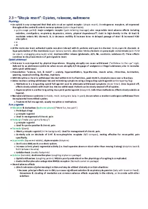 Utopia Resort  Opiates, Naloxone, Naltrexone