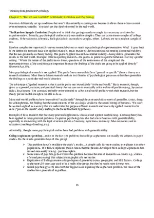 Chapter 7 “But it’s not real life!” Artificiality Criticism and Psychology