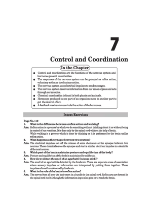 Control and Coordination