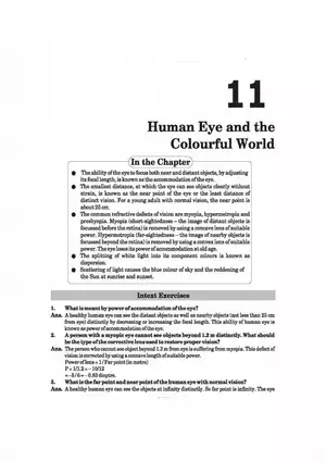 Human Eye and the Colourful World