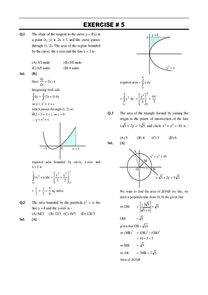 Area Under the Curve Exercise # 5