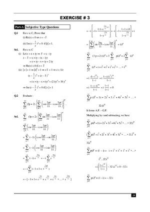 Complex Number Exercise # 3