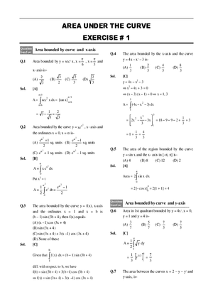 Area Under the Curve Exercise # 1