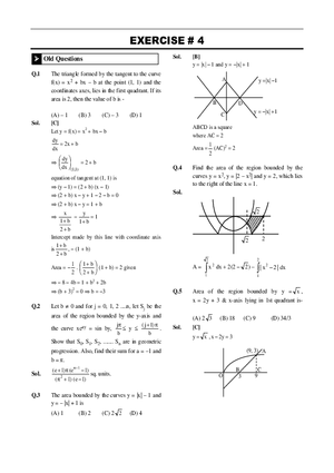 Area Under the Curve Exercise # 4