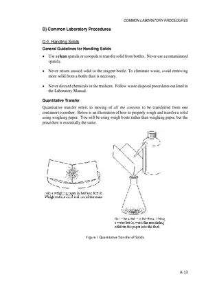 Common Laboratory Procedures
