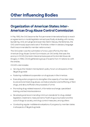 Other Influencing Bodies