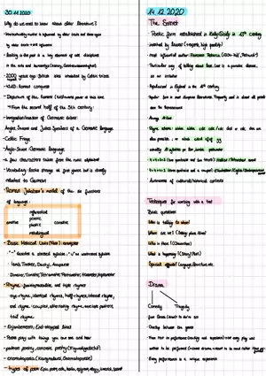 British Literature: Homework Assignment