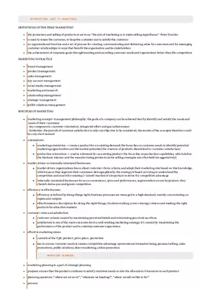 Introduction: What is Marketing?