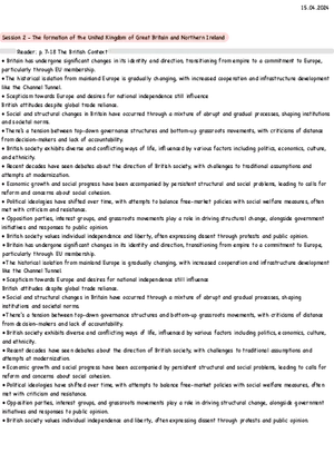 Session 2 - The Formation of the United Kingdom of Great Britain