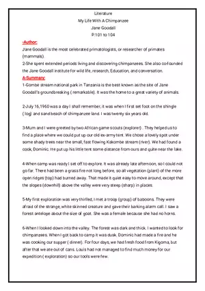 My Life With a Chimpanzee