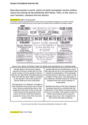 Causes of the Spanish-American War