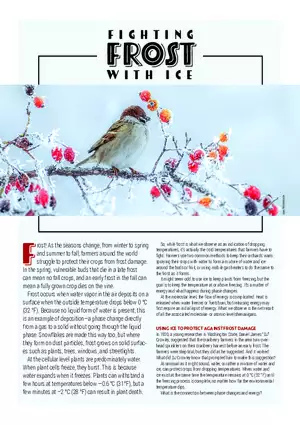 Fghting Frost with Ice