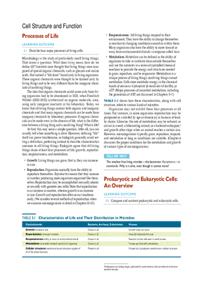 Cell Structure and Function